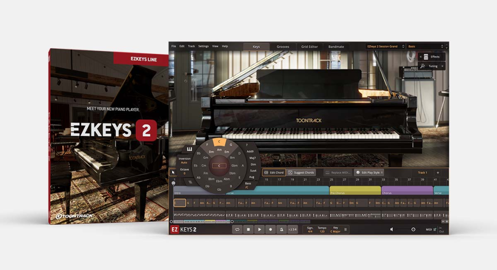 自动钢琴升级 Toontrack EZkeys v2.0.2 WIN&MAC-音浪网-音乐制作系统办公资源