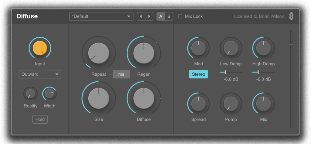 数字混响效果器 Surreal Machines Dub Machines Diffuse v1.3.1 WIN/MAC-音浪网-音乐制作系统办公资源