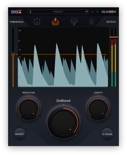 鼓点门限效果器 Black Salt Audio Silencer v1.0.1 WiN-音浪网-音乐制作系统办公资源