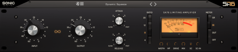 经典复刻1176压缩效果器!Sonic Academy SA76 v1.0.0 WIN-音浪网-音乐制作系统办公资源