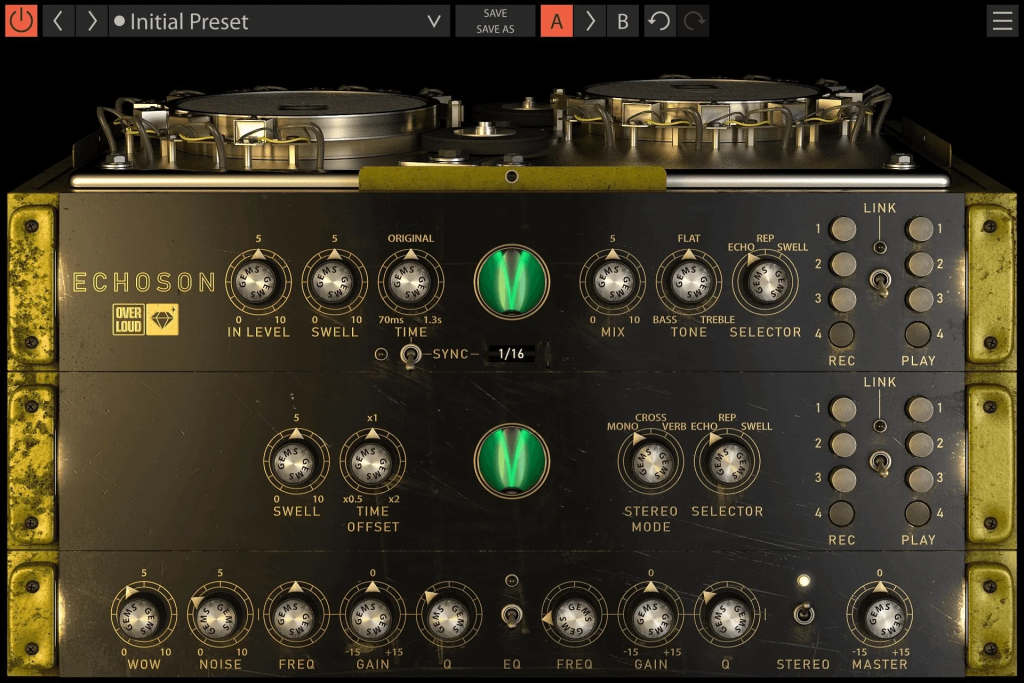 传奇模拟延迟效果器 Overloud Gem ECHOSON v1.0.7 WIN/MAC-音浪网-音乐制作系统办公资源