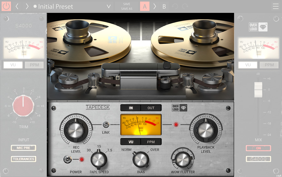 传奇模拟磁带效果器 Overloud Gem TAPEDESK v1.2.5 WIN/MAC-音浪网-音乐制作系统办公资源