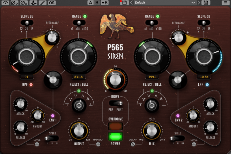 多功能滤波器 Pulsar Modular P565 Siren v2.3.0 WIN-音浪网-音乐制作系统办公资源