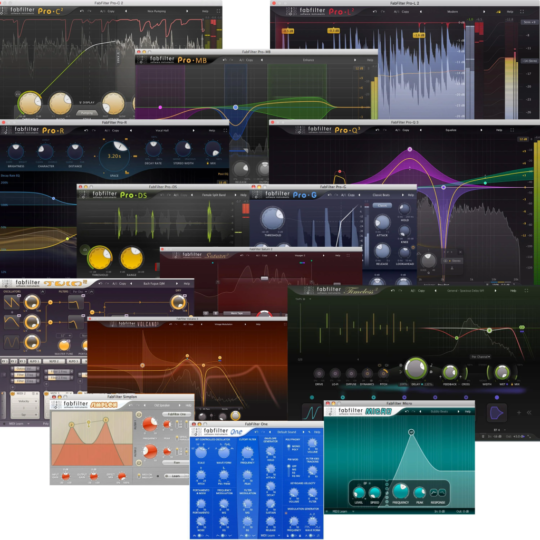 肥波最新版 FabFilter Total Bundle v2023.12.20 WIN/MAC-音浪网-音乐制作系统办公资源
