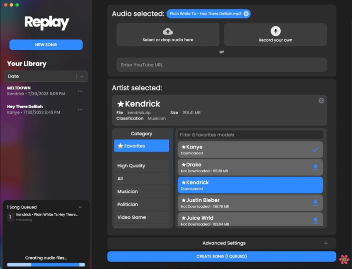 近乎无损AI音频分离软件 Rubin AI Replay v1.10.0 WIN/MAC-音浪网-音乐制作系统办公资源