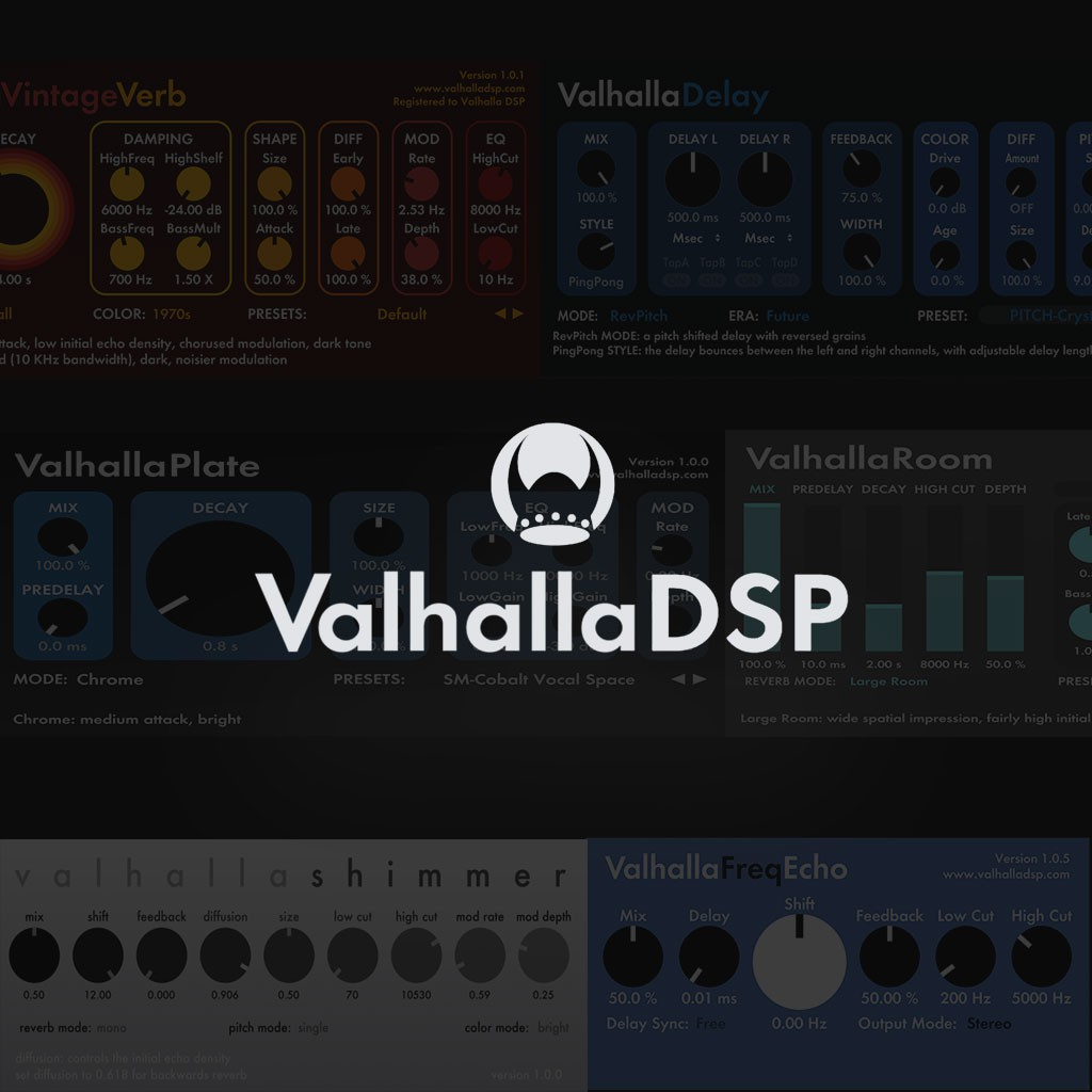超级混响合集 ValhallaDSP bundle 2023.12 macOS（支持intel & M系列）-音浪网-音乐制作系统办公资源