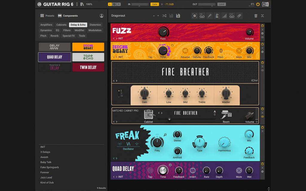 专业吉他效果器 Native Instruments Guitar Rig 6 Pro v6.2.4 CE WIN-音浪网-音乐制作系统办公资源