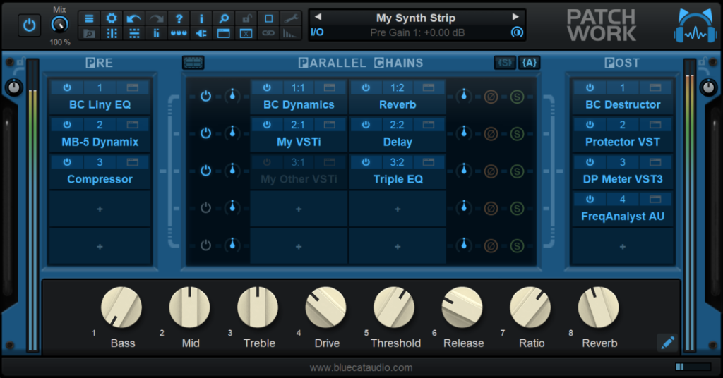 蓝猫插件全套 Blue Cat Audio Blue Cats PatchWork v2.60 Incl Keygen WIN & macOS-音浪网-音乐制作系统办公资源
