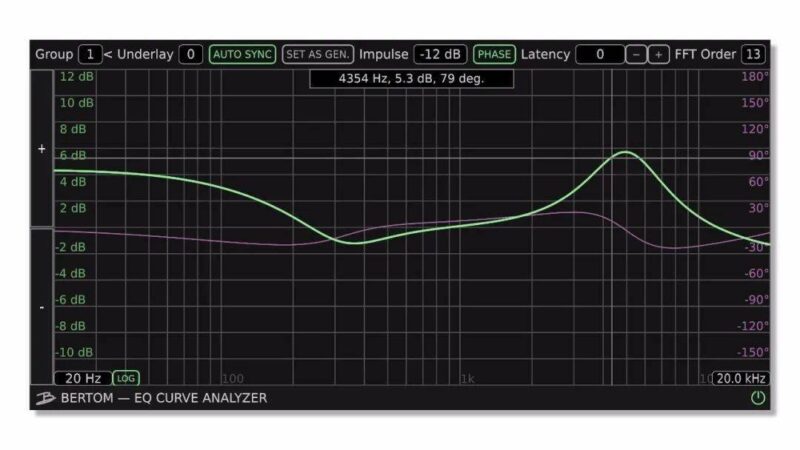 EQ曲线分析仪 Bertom EQ Curve Analyzer V1.3.7 WiN&Mac-音浪网-音乐制作系统办公资源
