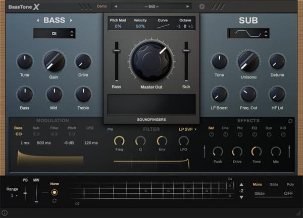 贝斯合成器 SoundFingers BassTone X V1.0.0-R2R-音浪网-音乐制作系统办公资源