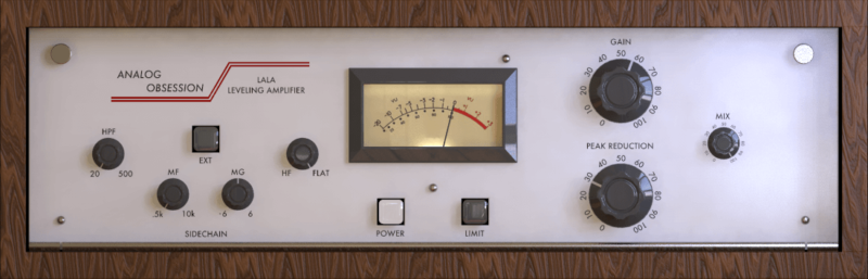 光学压缩器 Analog Obsession LALA V1.0 VST VST3-音浪网-音乐制作系统办公资源