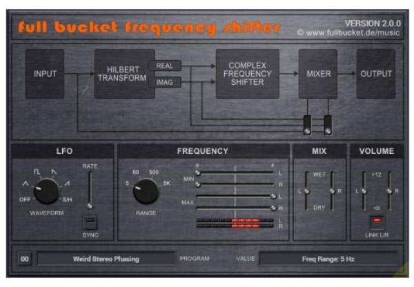 Full Bucket Music Frequency Shifter-WIN&MAC-琴洛音频资源网