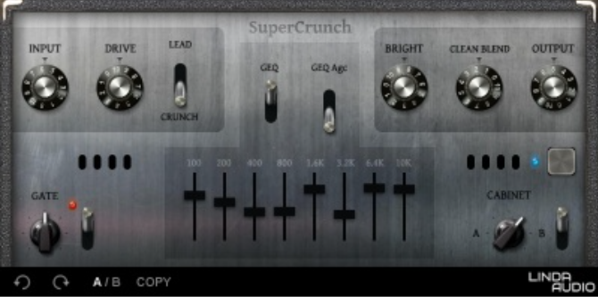 吉他放大器 Linda Audio SuperCrunch V1.0.0 X64 X86-琴洛音频资源网