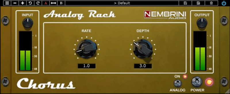 Nembrini Audio – Analog Rack Chorus v2.0.0 x64 VST VST3 AAX Win-音浪网-音乐制作系统办公资源