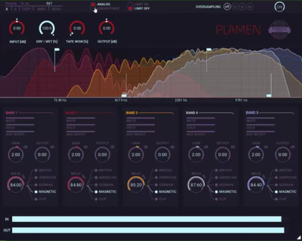 多功能多频段饱和器United Plugins & Soundevice Digital – Plamen v1.1 WIM-音浪网-音乐制作系统办公资源