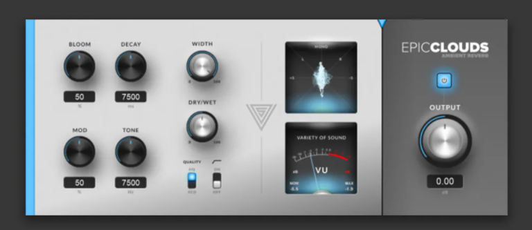 环境混响插件 Variety Of Sound EpicCLOUDS (Ambient Reverb) V1.0 WIN-音浪网-音乐制作系统办公资源