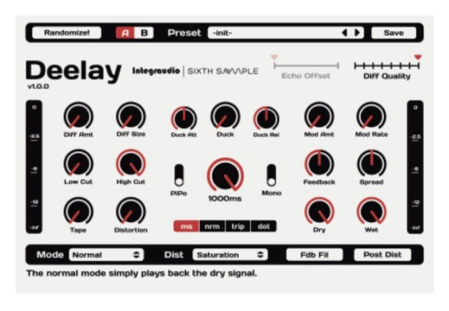 多功能延迟效果器 Sixth Sample Deelay V1.2.1-WIN/MAC-音浪网-音乐制作系统办公资源
