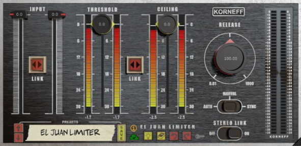 限制器插件 Korneff Audio El Juan Limiter V1.0-WIN/MAC-音浪网-音乐制作系统办公资源