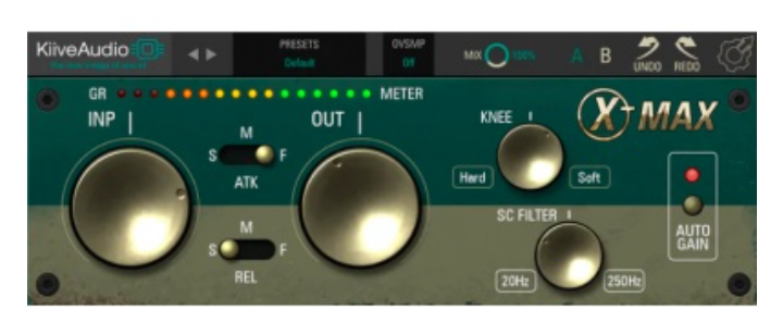压缩器插件 Kiive Audio XTMax V1.0.0-WIN/MAC-音浪网-音乐制作系统办公资源