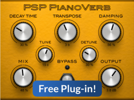混响效果器 PSPaudioware PSP Pianoverb V1.10.2-WIN&MAC-音浪网-音乐制作系统办公资源