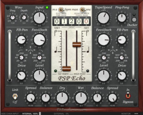 磁带延迟效果器 PSPaudioware PSP Echo v1.5.2-R2R WIN-音浪网-音乐制作系统办公资源