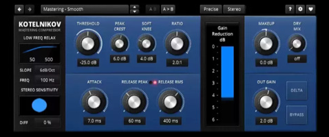压缩器插件 TDR Kotelnikov V1.6.5-WiN&MAC-音浪网-音乐制作系统办公资源