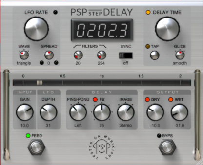 延时效果器 PSPaudioware PSP StepDelay V1.0.1 X64-WiN&MAC-音浪网-音乐制作系统办公资源