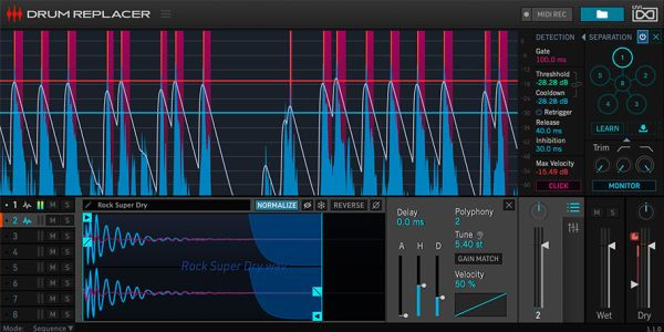 鼓声替换处理插件 UVI DrumReplacer V1.3.1-R2R WIN-音浪网-音乐制作系统办公资源