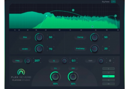 板式混响效果器 Platone Studio Flex Reverb V1.0.1 WiN&MAC-音浪网-音乐制作系统办公资源