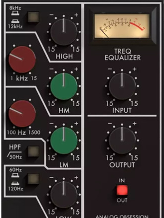 经典四频段均衡器 Analog Obsession TREQ V6.0 WIN&MAC-音浪网-音乐制作系统办公资源