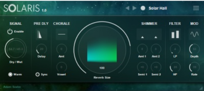 轻易产生神圣感的混响 Adam Szabo Solaris v1.0 VST VST3 WiN-音浪网-音乐制作系统办公资源
