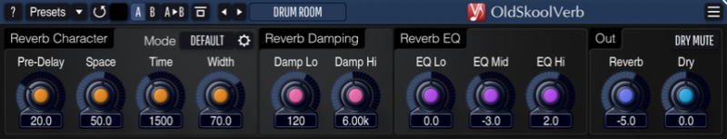 算法混响插件 Voxengo OldSkoolVerb 2.12 VST/VST3/AAX/AU WIN&MAC-音浪网-音乐制作系统办公资源