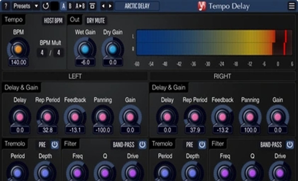 立体声延迟插件 Voxengo Tempo Delay 2.8 WIN&MAC-音浪网-音乐制作系统办公资源