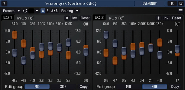 图形均衡器 Voxengo Overtone GEQ 1.17 WIN&MAC-音浪网-音乐制作系统办公资源