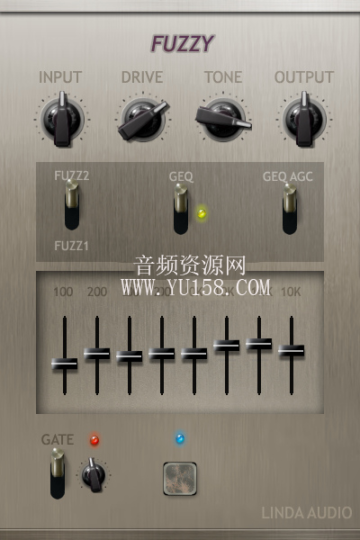 失真效果器 Linda Audio Fuzzy V1.0.0 VST2/VST3-音浪网-音乐制作系统办公资源