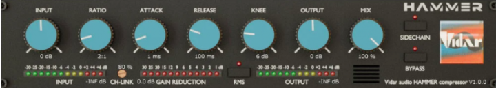 Vidar Audio Hammer V1.5.0 VST3/AU/AAX WiN&MacOS-音浪网-音乐制作系统办公资源