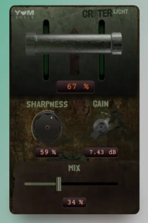 Yum Audio Grater Light V1.0.3 VST3/AAX WiN-音浪网-音乐制作系统办公资源