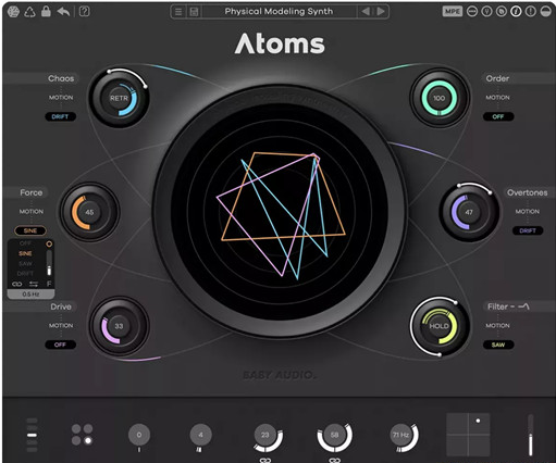 全新合成器 BABY Audio Atoms v1.0.0 Regged R2R WiN/MAC-音浪网-音乐制作系统办公资源