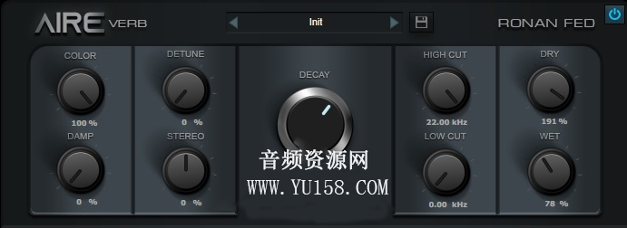 混响效果器 Ronan Fed AIRE V1.0-音浪网-音乐制作系统办公资源