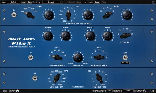 Ignite Amps PTEq-X v1.1.1 x64 x86 VST VST3 AU WiN/MAC-音浪网-音乐制作系统办公资源