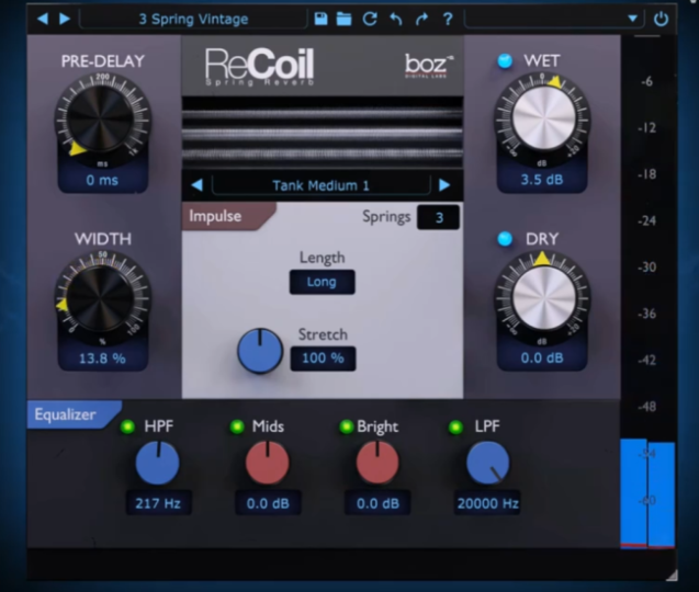 弹簧混响插件 Boz Digital Labs – ReCoil v1.0.0 WIN-音浪网-音乐制作系统办公资源