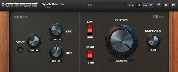 饱和器插件 azrog Synth Warmer WIN-音浪网-音乐制作系统办公资源