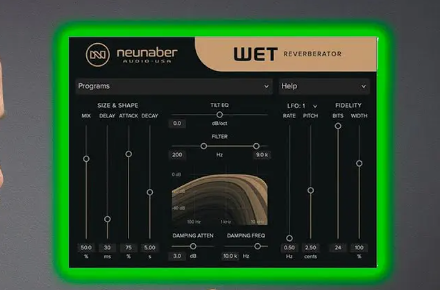 湿度混响插件 Neunaber Audio – Wet Reverberator WIN-音浪网-音乐制作系统办公资源
