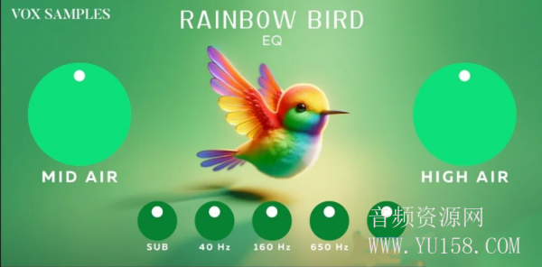 Vox Samples Rainbow Bird EQ V1.2.0 WIN&MAC-音浪网-音乐制作系统办公资源