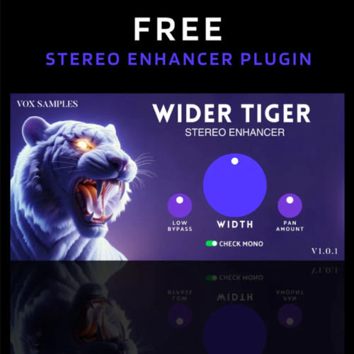 立体声增强插件 Vox Samples Wider Tiger 1.0.1-WIN&MAC-音浪网-音乐制作系统办公资源