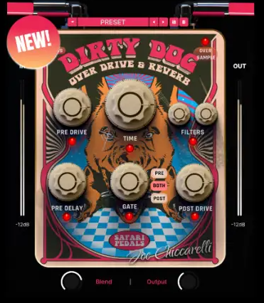 失真过载混响踏板插件 Safari Pedals Dirty Dog Reverb WIN-音浪网-音乐制作系统办公资源