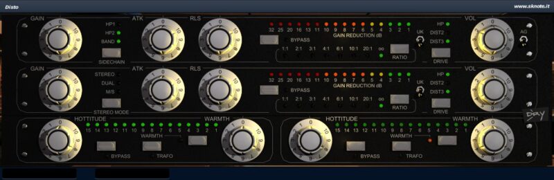 磁带饱和压缩效果器插件 Sknote Disto Win/MacOS-音浪网-音乐制作系统办公资源