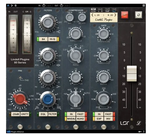 模拟控制台Lindell Audio 80系列-琴洛音频资源网