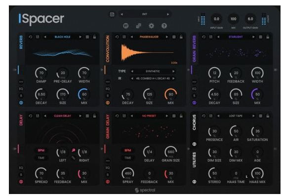 Spectral Plugins Spacer v1.0.0 混响插件 Win-音浪网-音乐制作系统办公资源