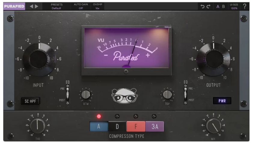 经典压缩器 Purafied VU Compressor v1.0.3 Regged WIN/MacOS-音浪网-音乐制作系统办公资源